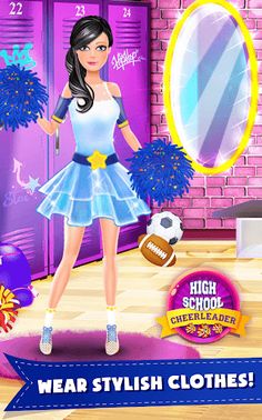 Cheerleader Dress Up Game - Screenshot 4