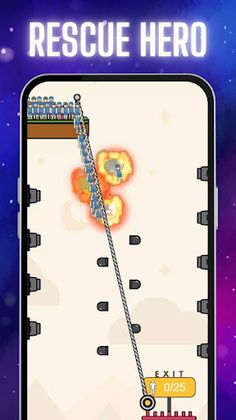 Rescue Hero Rope Puzzle Master - Screenshot 4