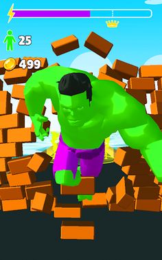 Muscle Hero: Color Rush Runner - Screenshot 1