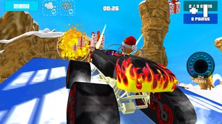Cat Race Car Snow Drift Stunts - Screenshot 1