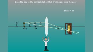 Concave and convex lenses game - Screenshot 3