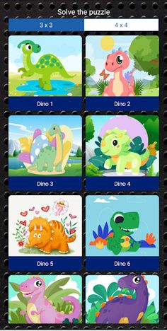 Dino Puzzle - Screenshot 1