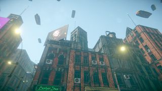 Cyberpunk Racing: Flying Racer - Screenshot 2