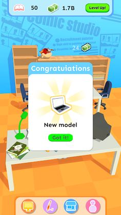 Idle Mangaka - Screenshot 2