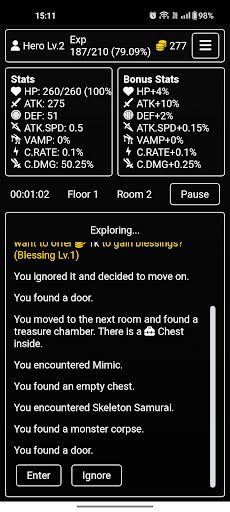 Quick Dungeon Crawler - Screenshot 1
