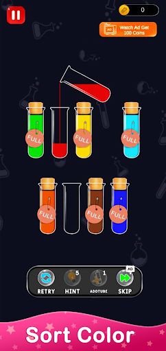 Water Sort Game - Color Match - Screenshot 3