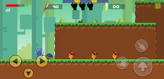 Monster Blue in Dinosaurs land - Screenshot 1