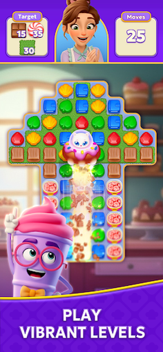 Jolly Match 3 - Puzzle Game - Screenshot 2