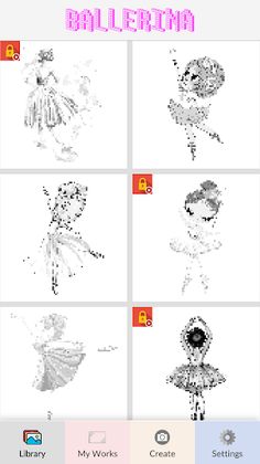 Ballerina Pixel Art - Screenshot 4