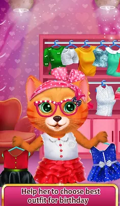 Kitty Birthday Party Games - Screenshot 3