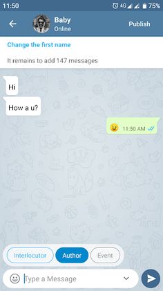 Fake Chat Messenger — TeleFake - Screenshot 4