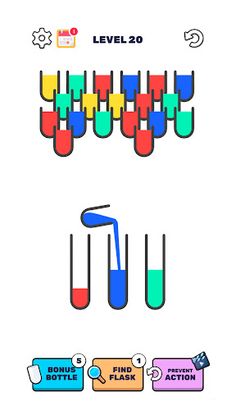 Fill These Tubes: Color Sort - Screenshot 1
