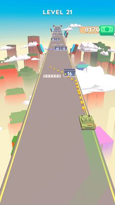 Sky Tank Run : Tank Race 3D - Screenshot 4
