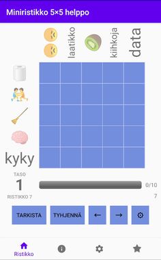 Miniristikko 5×5 helppo - Screenshot 3