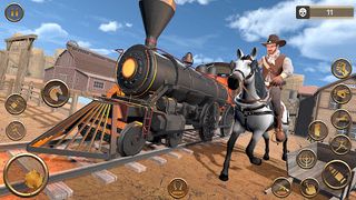Cowboy Horse Riding Horse Race - Screenshot 2