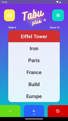 Tabu Plus - Screenshot 2