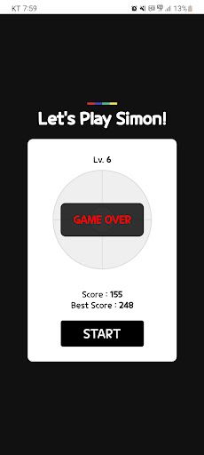 Simon Game - Screenshot 2