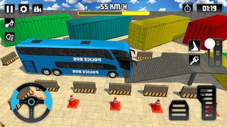 Police Bus Parking - parking - Screenshot 2