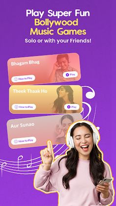 GaanaP - Bollywood Music Games - Screenshot 1