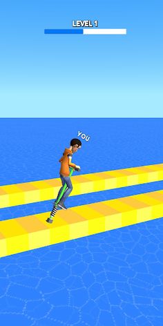 Pogo Race 3D - Screenshot 1