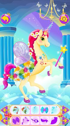 Unicorn Dress Up - Girls Games - Screenshot 4