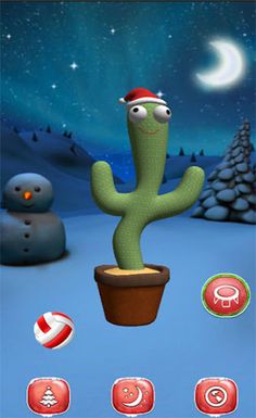 Dancing Cactus Talking Santa - Screenshot 2