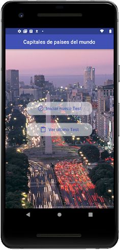 Quiz de ciudades capitales - Screenshot 3