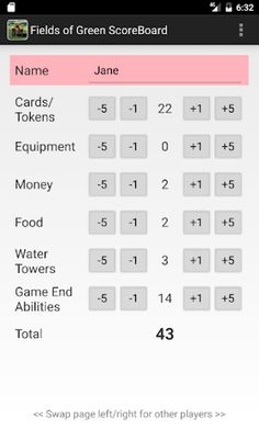 Fields of Green ScoreBoard - Screenshot 2