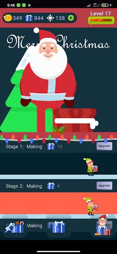 Idle Santa Claus - Merge Chris - Screenshot 1