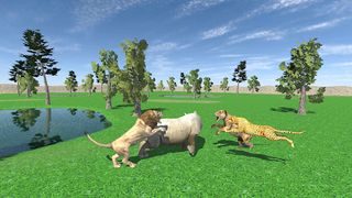 Wild Furious Rhino Simulator - Screenshot 1