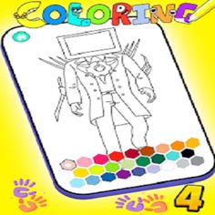 TITAN TV Man Coloring - Screenshot 3