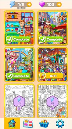 Puzzle Sticker: Travel - Screenshot 2