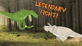 T-Rex Fights Triceratops - Screenshot 1