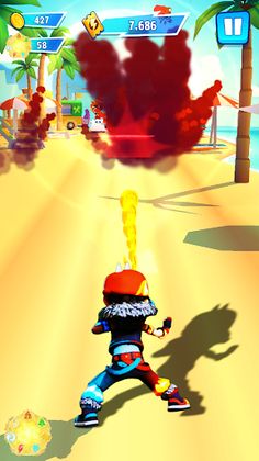 Boboiboy Galaxy Boy Heroes Run - Screenshot 2