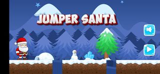 Jumper Santa Run - 2D Xmas - Screenshot 1
