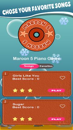 Maroon 5 Piano Game - Screenshot 1