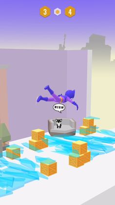 Hero Ragdoll Hop: Get Higher! - Screenshot 2