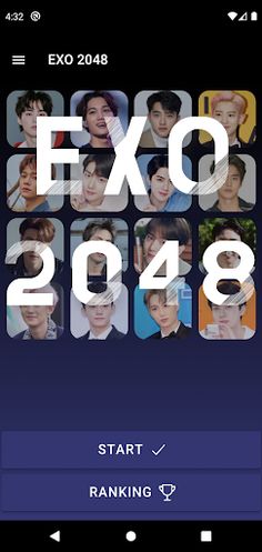 EXO 2048 Game - Screenshot 1