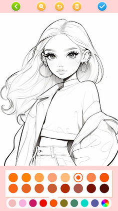 Doll Color: Princess Coloring - Screenshot 4