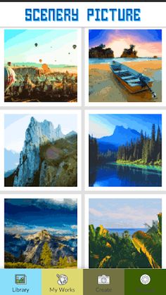 Scenery Picture Coloring Book - Screenshot 4