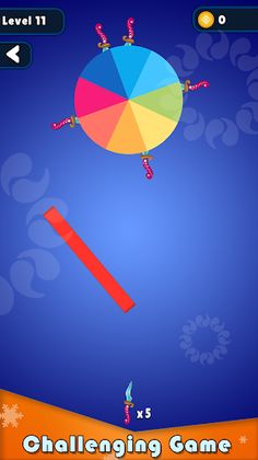 Knife Hit : Rainbow Archery - Screenshot 4