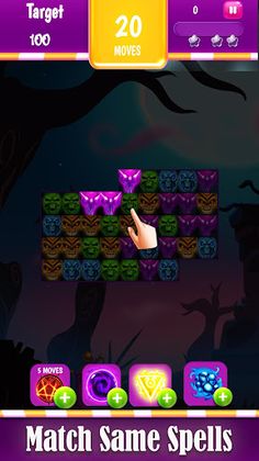 Spell Crush: 2020 Match 3 Free - Screenshot 1