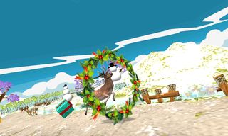 Temple Deer Snowy Run - Screenshot 3