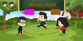 Fokus yuk lompat tali - Game O - Screenshot 2