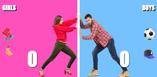 Boys VS Girls Tapping - Screenshot 1