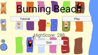 Burning Beach - Screenshot 1