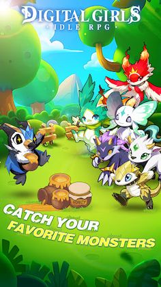 Digital Girls: Idle RPG - Screenshot 1