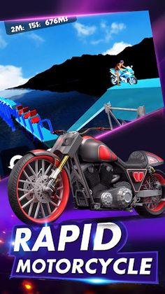 Stunt Moto Rider Extreme Races - Screenshot 2