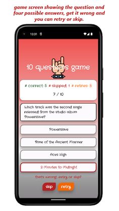 Iron Maiden Quiz - Screenshot 3
