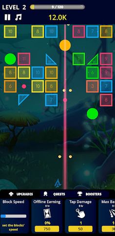 Ball Brick Breaker Block - Screenshot 1